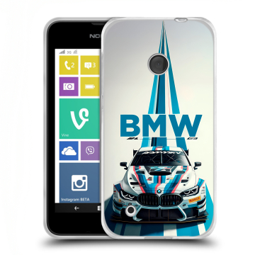 Пластиковый чехол на Nokia Lumia 530 с принтом БМВ BMW Пластиковый чехол на Nokia Lumia 530 с принтом БМВ BMW
