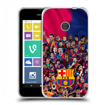 Пластиковый чехол на Nokia Lumia 530 с принтом Барселона Barcelona
