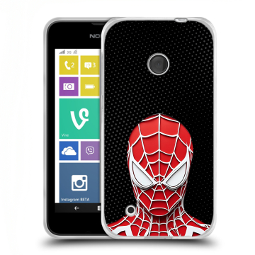 Пластиковый чехол на Nokia Lumia 530 с принтом человек паук spiderman Пластиковый чехол на Nokia Lumia 530 с принтом человек паук spiderman