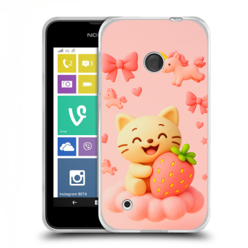 Пластиковый чехол на Nokia Lumia 530 с принтом для девочек Пластиковый чехол на Nokia Lumia 530 с принтом для девочек