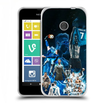 Пластиковый чехол на Nokia Lumia 530 с принтом Реал Роналдо Пластиковый чехол на Nokia Lumia 530 с принтом Реал Роналдо