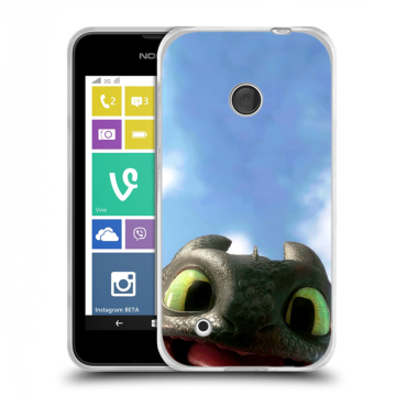 Пластиковый чехол на Nokia Lumia 530 с принтом Как приручить дракона Пластиковый чехол на Nokia Lumia 530 с принтом Как приручить дракона