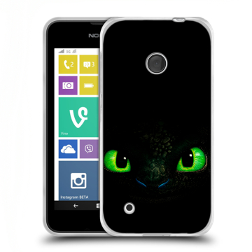Пластиковый чехол на Nokia Lumia 530 с принтом Как приручить дракона