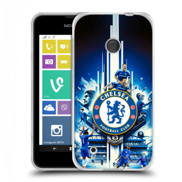Пластиковый чехол на Nokia Lumia 530 с принтом Chelsea Челси