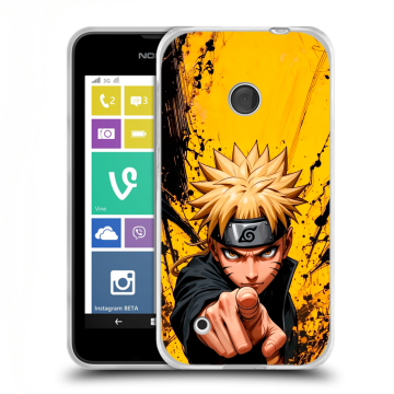 Пластиковый чехол на Nokia Lumia 530 с принтом Naruto Наруто