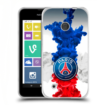 Пластиковый чехол на Nokia Lumia 530 с принтом PSG ПСЖ