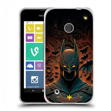 Пластиковый чехол на Nokia Lumia 530 с принтом Batman Бэтмен
