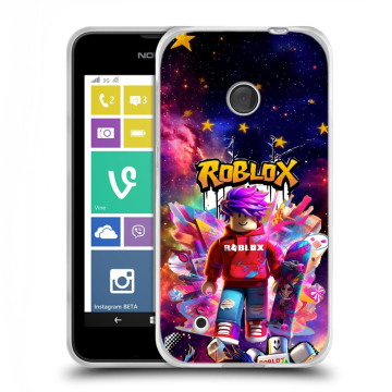 Пластиковый чехол на Nokia Lumia 530 с принтом Roblox Роблокс Пластиковый чехол на Nokia Lumia 530 с принтом Roblox Роблокс