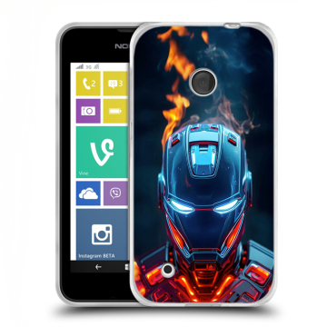 Пластиковый чехол на Nokia Lumia 530 с принтом IronMan Железный человек Пластиковый чехол на Nokia Lumia 530 с принтом IronMan Железный человек