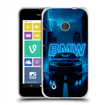 Пластиковый чехол на Nokia Lumia 530 с принтом BMW БМВ