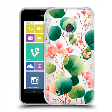 Пластиковый чехол на Nokia Lumia 530 с принтом женский