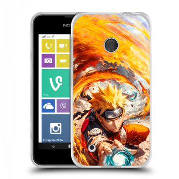Пластиковый чехол на Nokia Lumia 530 с принтом Аниме Наруто Naruto