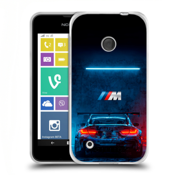 Пластиковый чехол на Nokia Lumia 530 с принтом BMW БМВ
