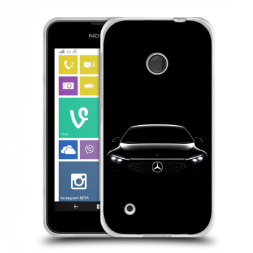 Пластиковый чехол на Nokia Lumia 530 с принтом Mercedes Мерседес