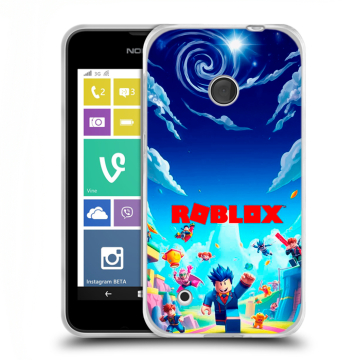 Пластиковый чехол на Nokia Lumia 530 с принтом Roblox Роблокс Пластиковый чехол на Nokia Lumia 530 с принтом Roblox Роблокс