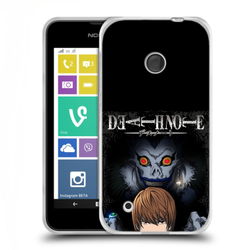 Пластиковый чехол на Nokia Lumia 530 с принтом Death note Тетрадь смерти