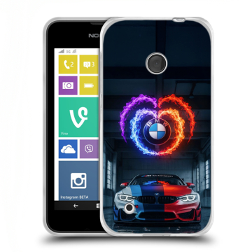 Пластиковый чехол на Nokia Lumia 530 с принтом BMW БМВ Пластиковый чехол на Nokia Lumia 530 с принтом BMW БМВ