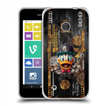 Пластиковый чехол на Nokia Lumia 530 с принтом Дональд Дак Доллар
