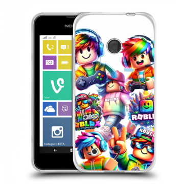 Пластиковый чехол на Nokia Lumia 530 с принтом Roblox Роблокс Пластиковый чехол на Nokia Lumia 530 с принтом Roblox Роблокс