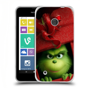 Пластиковый чехол на Nokia Lumia 530 с принтом Новый год