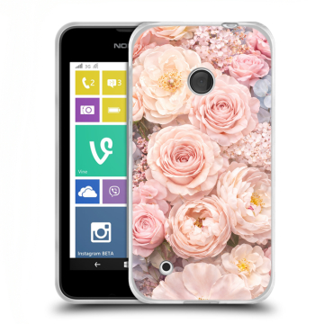 Пластиковый чехол на Nokia Lumia 530 с принтом женский Пластиковый чехол на Nokia Lumia 530 с принтом женский