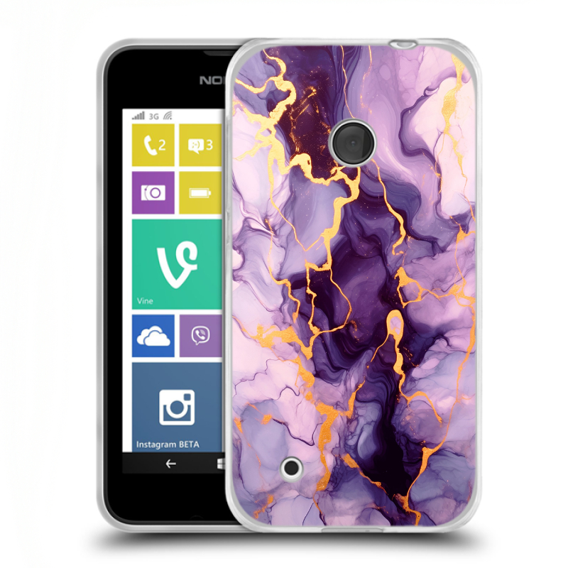 Пластиковый чехол на Nokia Lumia 530 с принтом Мрамор Пластиковый чехол на Nokia Lumia 530 с принтом Мрамор
