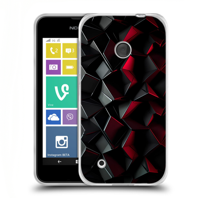 Пластиковый чехол на Nokia Lumia 530 с принтом Абстракция Пластиковый чехол на Nokia Lumia 530 с принтом Абстракция