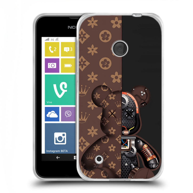 Пластиковый чехол на Nokia Lumia 530 с принтом Луи робот Пластиковый чехол на Nokia Lumia 530 с принтом Луи робот