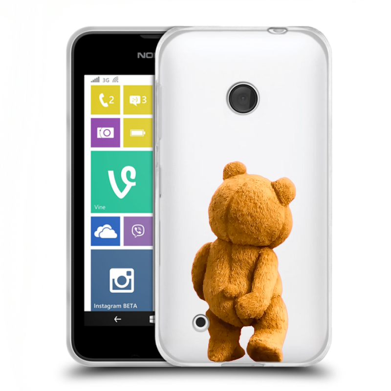Пластиковый чехол на Nokia Lumia 530 с принтом Медведь Пластиковый чехол на Nokia Lumia 530 с принтом Медведь