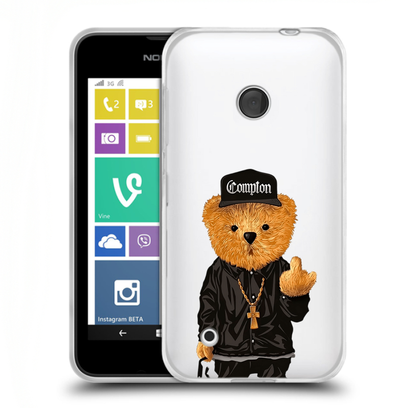 Пластиковый чехол на Nokia Lumia 530 с принтом Плюшевый медведь Пластиковый чехол на Nokia Lumia 530 с принтом Плюшевый медведь