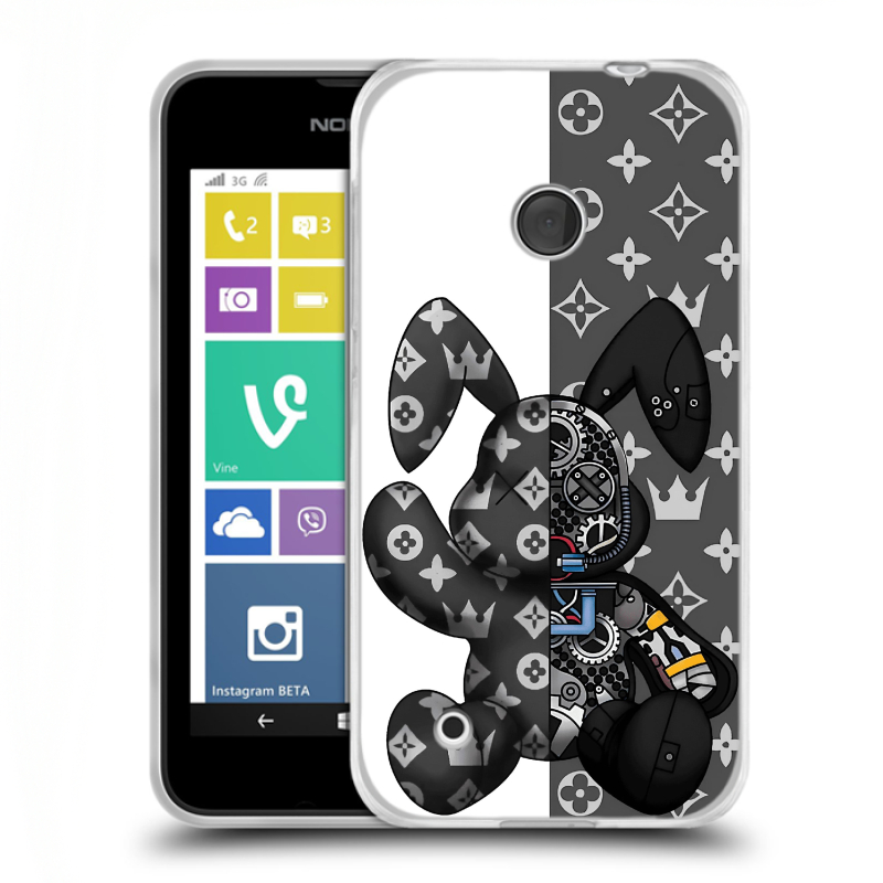 Пластиковый чехол на Nokia Lumia 530 с принтом Луи робот Пластиковый чехол на Nokia Lumia 530 с принтом Луи робот