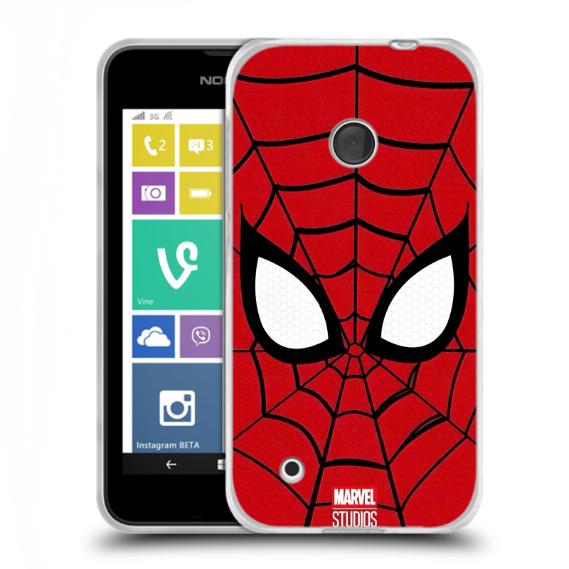 Пластиковый чехол на Nokia Lumia 530 с принтом человек паук spiderman Пластиковый чехол на Nokia Lumia 530 с принтом человек паук spiderman