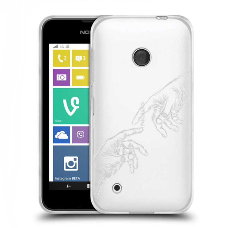 Пластиковый чехол на Nokia Lumia 530 с принтом Сотворение мира Пластиковый чехол на Nokia Lumia 530 с принтом Сотворение мира