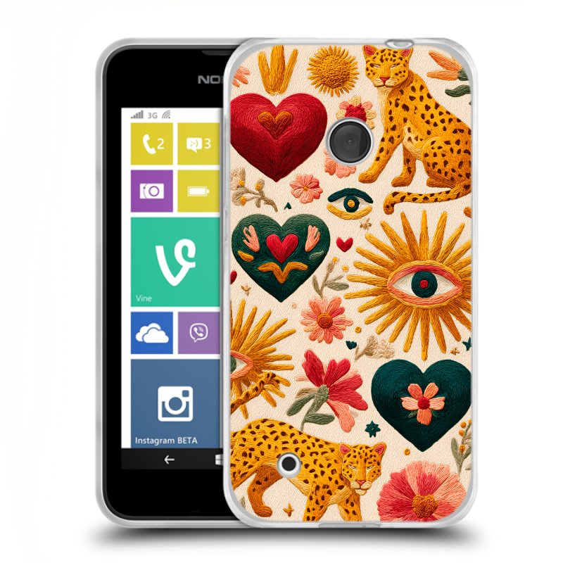 Пластиковый чехол на Nokia Lumia 530 с принтом Модный принт Пластиковый чехол на Nokia Lumia 530 с принтом Модный принт