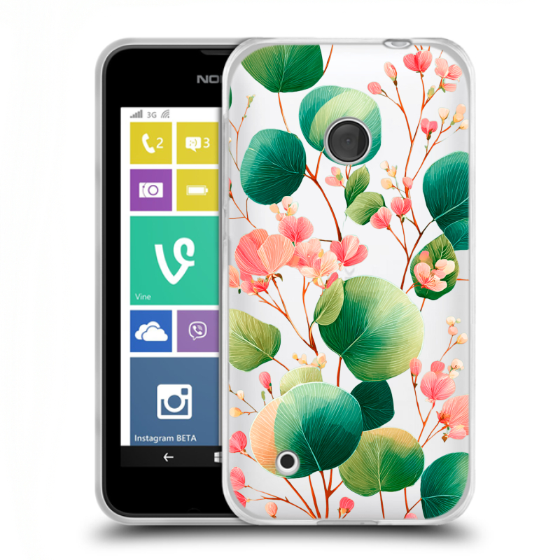 Пластиковый чехол на Nokia Lumia 530 с принтом женский Пластиковый чехол на Nokia Lumia 530 с принтом женский