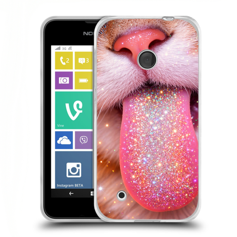 Пластиковый чехол на Nokia Lumia 530 с принтом для девочек Пластиковый чехол на Nokia Lumia 530 с принтом для девочек