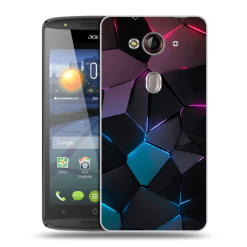 Пластиковый чехол на Acer Liquid E3 с принтом Геометрия неона Пластиковый чехол на Acer Liquid E3 с принтом Геометрия неона