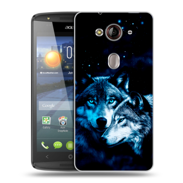 Пластиковый чехол на Acer Liquid E3 с принтом Волки Пластиковый чехол на Acer Liquid E3 с принтом Волки