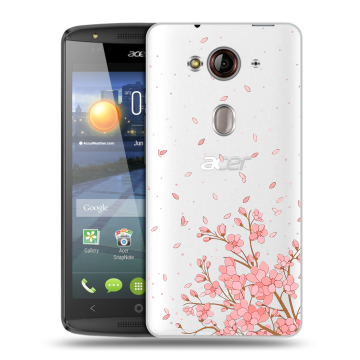 Пластиковый чехол на Acer Liquid E3 с принтом Ветка сакуры Пластиковый чехол на Acer Liquid E3 с принтом Ветка сакуры