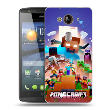Пластиковый чехол на Acer Liquid E3 с принтом Майнкрафт Minecraft Пластиковый чехол на Acer Liquid E3 с принтом Майнкрафт Minecraft