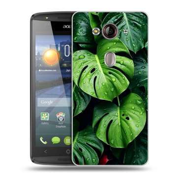 Пластиковый чехол на Acer Liquid E3 с принтом Листья Пластиковый чехол на Acer Liquid E3 с принтом Листья