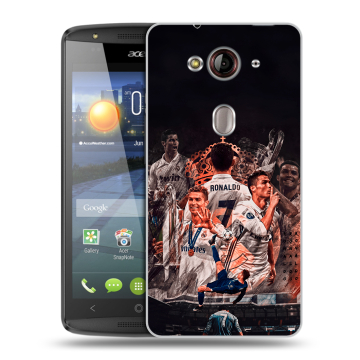 Пластиковый чехол на Acer Liquid E3 с принтом Реал Роналдо Real Ronaldo Пластиковый чехол на Acer Liquid E3 с принтом Реал Роналдо Real Ronaldo