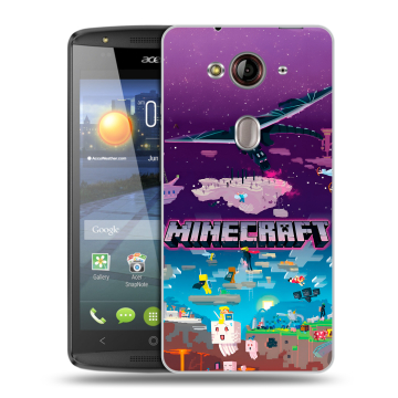 Пластиковый чехол на Acer Liquid E3 с принтом Майнкрафт Minecraft Пластиковый чехол на Acer Liquid E3 с принтом Майнкрафт Minecraft