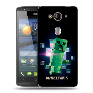Пластиковый чехол на Acer Liquid E3 с принтом Майнкрафт Minecraft Пластиковый чехол на Acer Liquid E3 с принтом Майнкрафт Minecraft