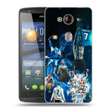 Пластиковый чехол на Acer Liquid E3 с принтом Реал Роналдо Пластиковый чехол на Acer Liquid E3 с принтом Реал Роналдо
