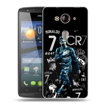 Пластиковый чехол на Acer Liquid E3 с принтом Реал Роналдо Пластиковый чехол на Acer Liquid E3 с принтом Реал Роналдо