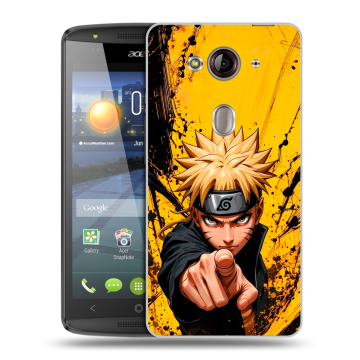 Пластиковый чехол на Acer Liquid E3 с принтом Naruto Наруто