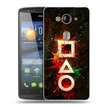 Пластиковый чехол на Acer Liquid E3 с принтом Squid Game Игра кальмара Пластиковый чехол на Acer Liquid E3 с принтом Squid Game Игра кальмара
