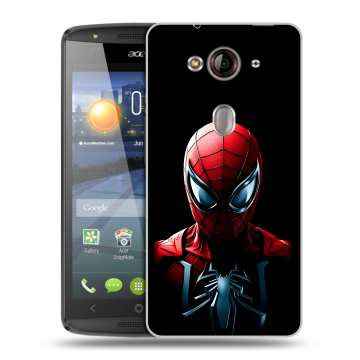 Пластиковый чехол на Acer Liquid E3 с принтом Spiderman Человек паук Пластиковый чехол на Acer Liquid E3 с принтом Spiderman Человек паук