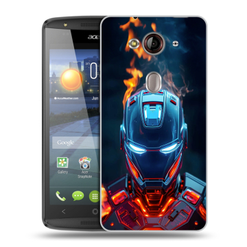 Пластиковый чехол на Acer Liquid E3 с принтом IronMan Железный человек